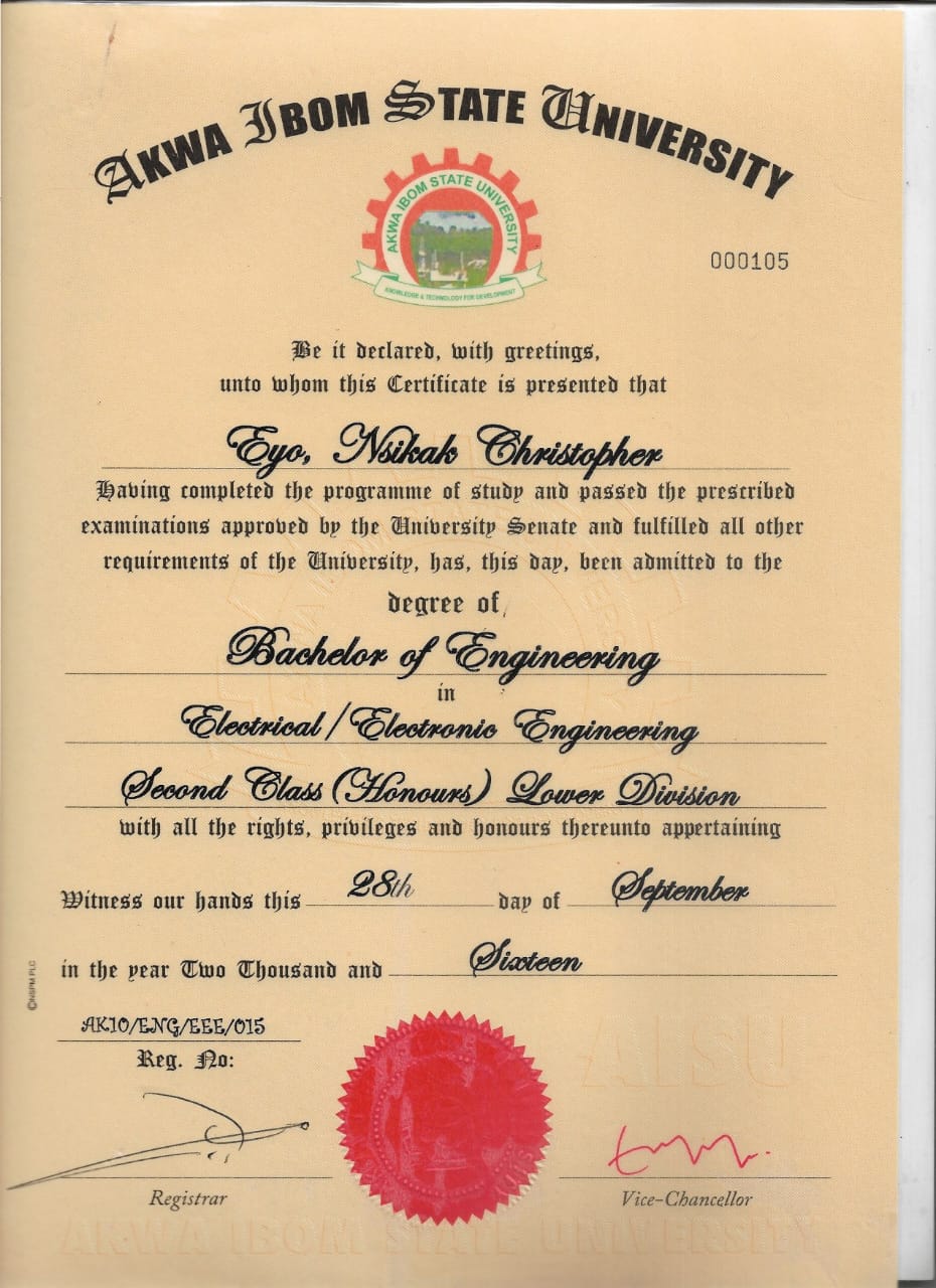 Bachelor of Engineering